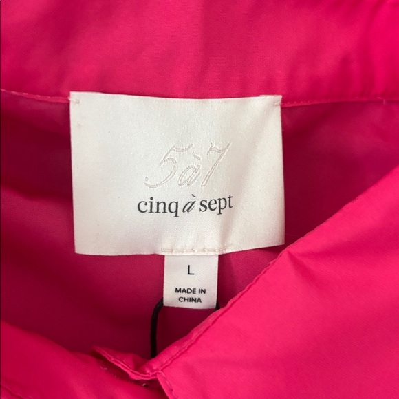 Cinq à Sept Fuchsia Puff Sleeve Blouse ( New ) - Picture 9 of 12